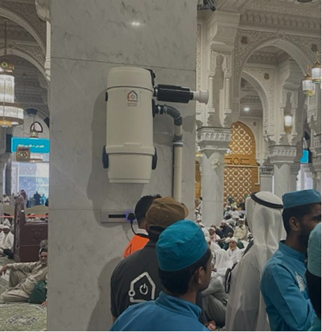 مشروع نظام مكنسة مركزية من Smart Homes